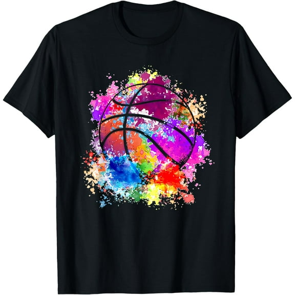 BasketBall Teenagers Teens Women Baller Dunking Funny Creative Graphic Women T-Shirt