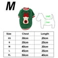 thumbnail image 2 of Ropa del gato del animal doméstico de Papá Noel de la Navidad del gato, traje de la ropa de la Navidad, 2 of 5