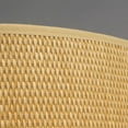 thumbnail image 3 of Maxim Prime 16" Wide Coastal Modern Grass Cloth Drum LED Ceiling Light, 3 of 5