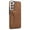 Brown, variant on TECH CIRCLE Galaxy S23 Plus Case - Classic Leather Case with Kickstand & Card Holder, Black