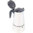 thumbnail image 5 of WUZSTAR Household Stainless Steel Moka Espresso Maker,Coffee Pot Percolator for Home and Cafe (9Cup（450ml）), 5 of 8