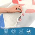 thumbnail image 5 of Yayeee Kitchen Curtains Tier Set of 2 Light Filtering 57"x36" Over Sink Window Panels, Red Butterflies, 5 of 7