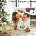 thumbnail image 4 of MesaSe Moroccan Lantern Battery Operated Cage Atmosphere Lamp Hollow Pattern Energy-saving Hanging Decorative Light Multifunctional LED Table Light for Bedroom Patio Living Room, 4 of 9