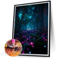 thumbnail image 2 of Cuadros Decorativos 5D bricolaje ronda completa taladro diamante pintura bosque Kit decoración del hogar (GS3348) Wdftyju de costura negro 4 estilos, 2 of 9