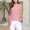 Pink, variant on Women’s Tank Tops for Summer Casual Sleeveless Crew Neck Irregular Fit Slim Solid Color Tank Tops for Going Out Navy M