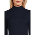 thumbnail image 5 of No Boundaries Juniors Mock Neck Top with Long Sleeves, 2-Pack, Sizes XS-3XL, 5 of 5