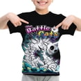 thumbnail image 2 of Camiseta para niños The Battle Cats, camiseta para bebés, niños y niñas, linda camiseta de dibujos animados, camiseta de manga corta de verano para niños, camisetas con cuello redondo, 2 of 5