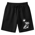 thumbnail image 5 of CHENge Swim Shorts Men Retro Athletic Tropical Print Quick Dry Spring Break Swim Trunks with Pockets Stretch Fabric Swimwear Bathing Suits, 5 of 6