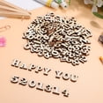 thumbnail image 3 of Shisuyan 204 Pcs Wooden Letters Wooden Numbers Alphabet Numbers Craft Letters Alphabet Learning Toys For Diy Decor, 3 of 8