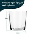 thumbnail image 3 of Libbey Café Rocks Glasses Set of 8, Dishwasher Safe Modern Cocktail Glasses, Versatile Bar Glassware Set for Casual Gatherings, Dinner Parties, 3 of 6