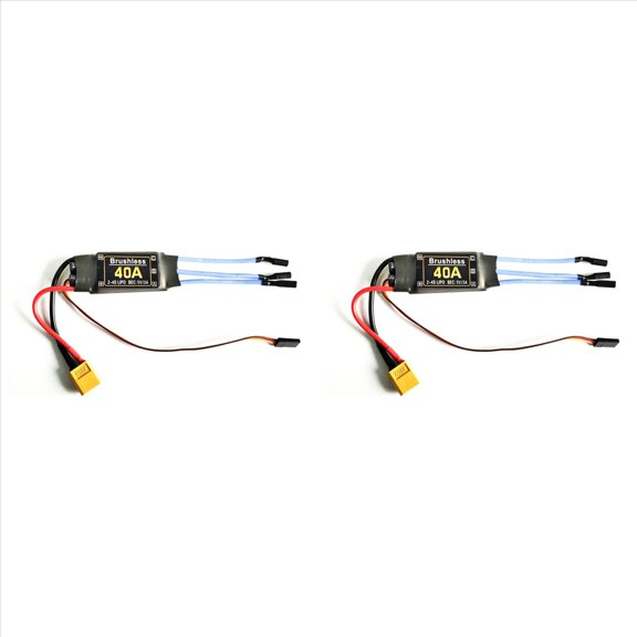 2X 40A Brushless ESC Plug RC Toys Components Accessories Speed Controller Motor FPV Quadcopter Helicopter