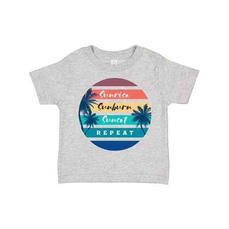 

Inktastic Summer Sunrise Sunburn Sunset Repeat Gift Toddler Boy or Toddler Girl T-Shirt