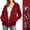 Wine, variant on PiGOGI Women's Breathable Waterproof Cycling Raincoat Windbreaker for Travel Sports Yoga Lightweight Shower Jacket Packable Wine 3XL