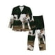thumbnail image 1 of Balery Cute Goat Baby Pijama para Hombre de Dos Piezas con Manga Larga, Conjunto de Dormir y Descanso Suave con Bolsillos-XX-Large, 1 of 7