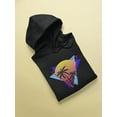 thumbnail image 3 of Palm Sunset Vaporwave Hoodie Men -Image by Shutterstock, Male XX-Large, 3 of 4