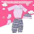 thumbnail image 3 of Ropa de Muñeca, Ropa de Muñeca Simulacia de Colores Brillantes, por 0-3 Meses Bebé 50-55cm Muñeca Recién Nacida, 3 of 7