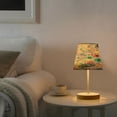 thumbnail image 6 of YAZAOO Table Lamp Creative Colorful Botanical Explosion Pattern Simple Pattern Night Light, 6 of 8