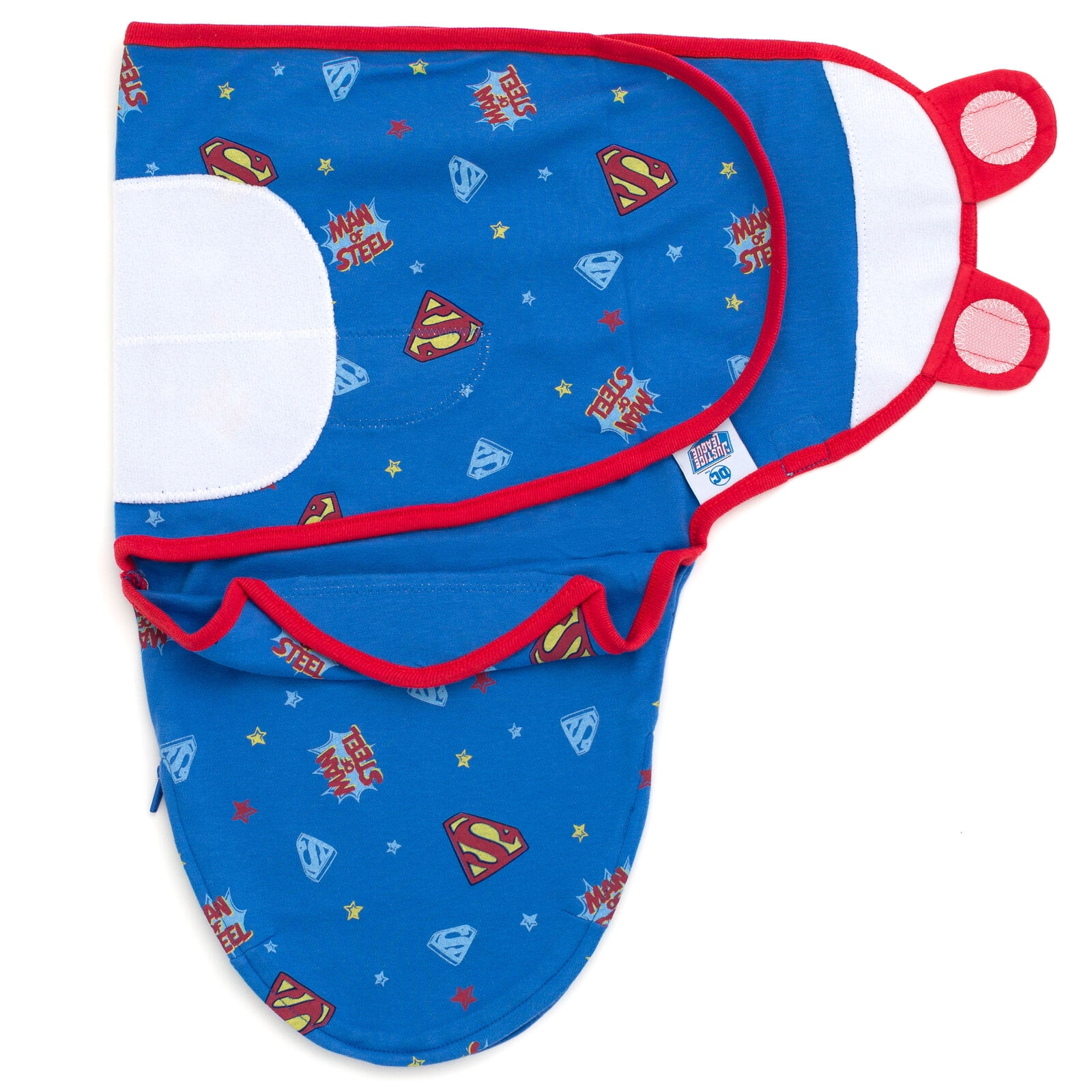 DC Comics Justice League Batman Superman The Flash Newborn Baby Boys 3 Pack Swaddle Sacks Newborn