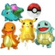 thumbnail image 5 of Globos de cumpleaños de Pokémon para niños, Kits de decoraciones para fiestas temáticas de Pikachu, platos de papel, vasos, servilletas, suministros para eventos, Baby Shower, nuevo, 5 of 5