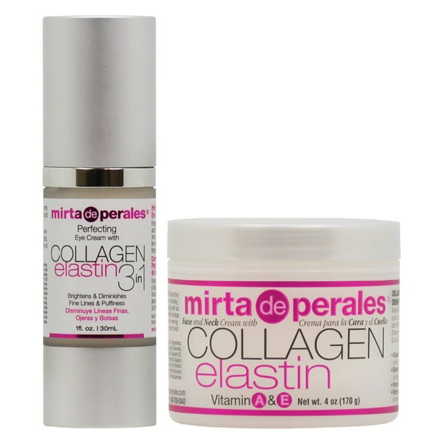Set de crema Mirta De Perales con colágeno y elastina para ojos, rostro y cuello