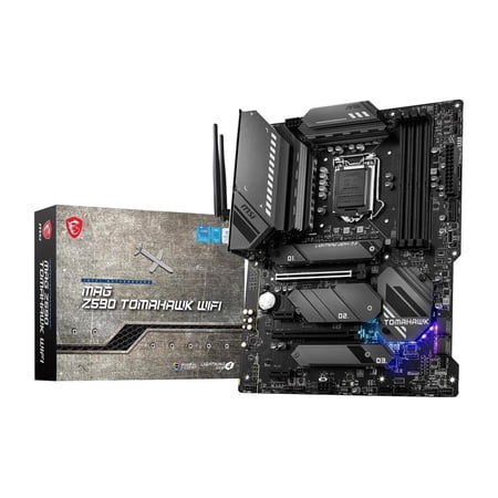 Restored MSI MAG Z590 Tomahawk Wifi DDR4 Intel LGA 1200 ATX Motherboard (Refurbished)