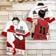 thumbnail image 1 of Camiseta SLAM DUNK de manga corta conjunta para hombres y mujeres, camiseta grande de verano Sakuragi Blossom Road, camisetas deportivas de baloncesto para niños 2025, 1 of 5