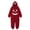 Red, variant on GPOECD Halloween Matching Pajamas Pumpkin Hooded Long Sleeve Footless One-Piece Sleepwear for Family Holiday Matching Orange Jumpsuit Orange,L