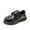 Black, variant on Kidagic Boys Leather School Shoes Soft Sole Performance Boots For Kids Dress Footwear Comfortable Lightweight Durable Classic Design(Color:BK2,Size:10.5)