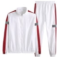 thumbnail image 2 of Traje casual de primavera, traje deportivo juvenil de dos piezas de talla grande estilo coreano, de moda, 2 of 6