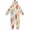 Beige Balloon, variant on Unisex One-Piece Pajamas Outfits Soft Crystal Velvet Red-heart Doodle Printed PJs Full-Zip Wide Leg Jumpsuit for 4T-14Y