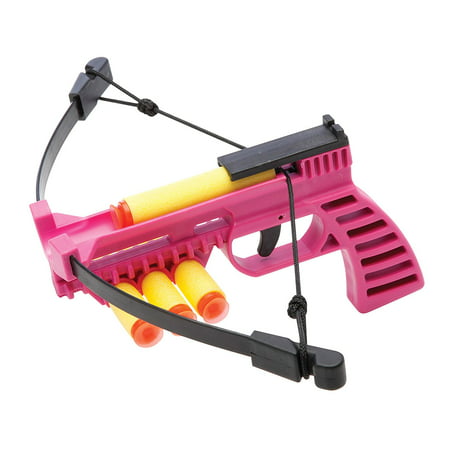 Girls Crossbow Pistol, Pink, Real bow action from this Mini hand held crossbow pistol By Nxt (Best Mini Crossbow Pistol)