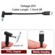 thumbnail image 2 of Cable USB C a CC PD 4.9FT 65W/20V para enrutador, cámara, TV, lámpara (Negro), 2 of 6