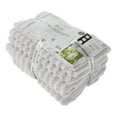 thumbnail image 6 of Modern Threads Wavy 6-Piece Adult Bath Towel Set, Quick Dry 100% Luxury Cotton, White, 6 of 6