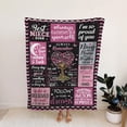 thumbnail image 4 of LHSHID to My Wife Throw Blanket from Husband Wedding for Couple Best Gifts for Wife Marriage Gifts for Her Wife Girlfriend from Boyfriend On Birthday Mothers Day 50x60in, 4 of 6