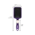 Conair Velvet Touch Paddle Hairbrush with Nylon Bristles and SoftTouch