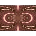 thumbnail image 1 of Ahgly Company Indoor Rectangle Patterned Shocking Orange Area Rugs, 2' x 5', 1 of 6
