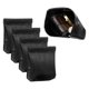 thumbnail image 1 of Uxcell 4Pcs Monedero de Squeeze, Pequeño Monedero de Cuero de Cierre Automático, Bolsa de Maquillaje Portátil Mini para Mujeres Hombres, Cambio de Auto, Viaje, Negro, 1 of 6