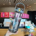 thumbnail image 1 of Outdoor Sports Water Bottle Water Bottle With Straw Water Bottle With Time Marker Fitness Water Bottle Plastic Water Bottles Outdoor Sports Water Bottle Plastic Fitness Water, 1 of 2