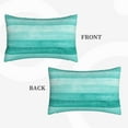 thumbnail image 4 of Balery Teal Turquoise Bedding Queen Pillow Cases - Envelope Closure - Soft Brushed Microfiber Fabric - Shrinkage and Fade Resistant Pillow Cases-20"x30", 4 of 9