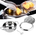 thumbnail image 1 of Japanese Style Mini Stainless Steel Frying Pot with Thermometer Induction Cooker Compatible Stainless Steel Frying Pot, 1 of 5