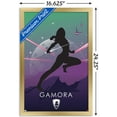 thumbnail image 3 of Marvel Heroic Silhouette - Gamora Wall Poster, 14.725" x 22.375", Framed, 3 of 3