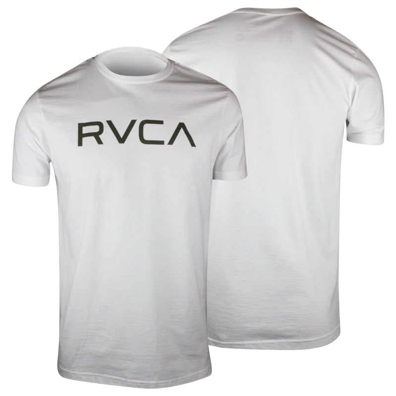 RVCA Mens Big RVCA Mens T-Shirt Athletic Gray/Black S mma surf skate 