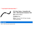 thumbnail image 2 of PCV Valve Tubing - Compatible with 2002 - 2003 Chevy Avalanche 1500, 2 of 2