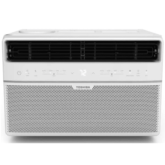 Restored Toshiba RAC-WK0812ESCWRUFR 8000 BTU 115V Smart Wi-Fi Window Air Conditioner with Touch Control and Remote (Refurbished)