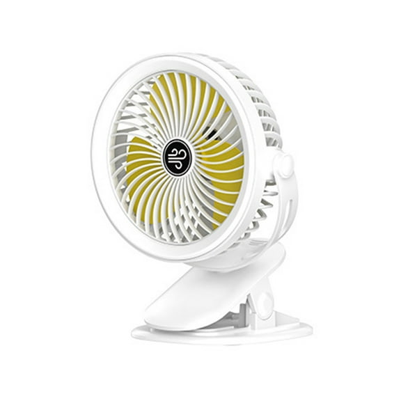 EUDIDV Portable Lighted Fans Portable Fan, Versatile Fan, Personal Desk Fan, USB Rechargeable Fan With LED Light, Clip Fan;Fans with Illumination