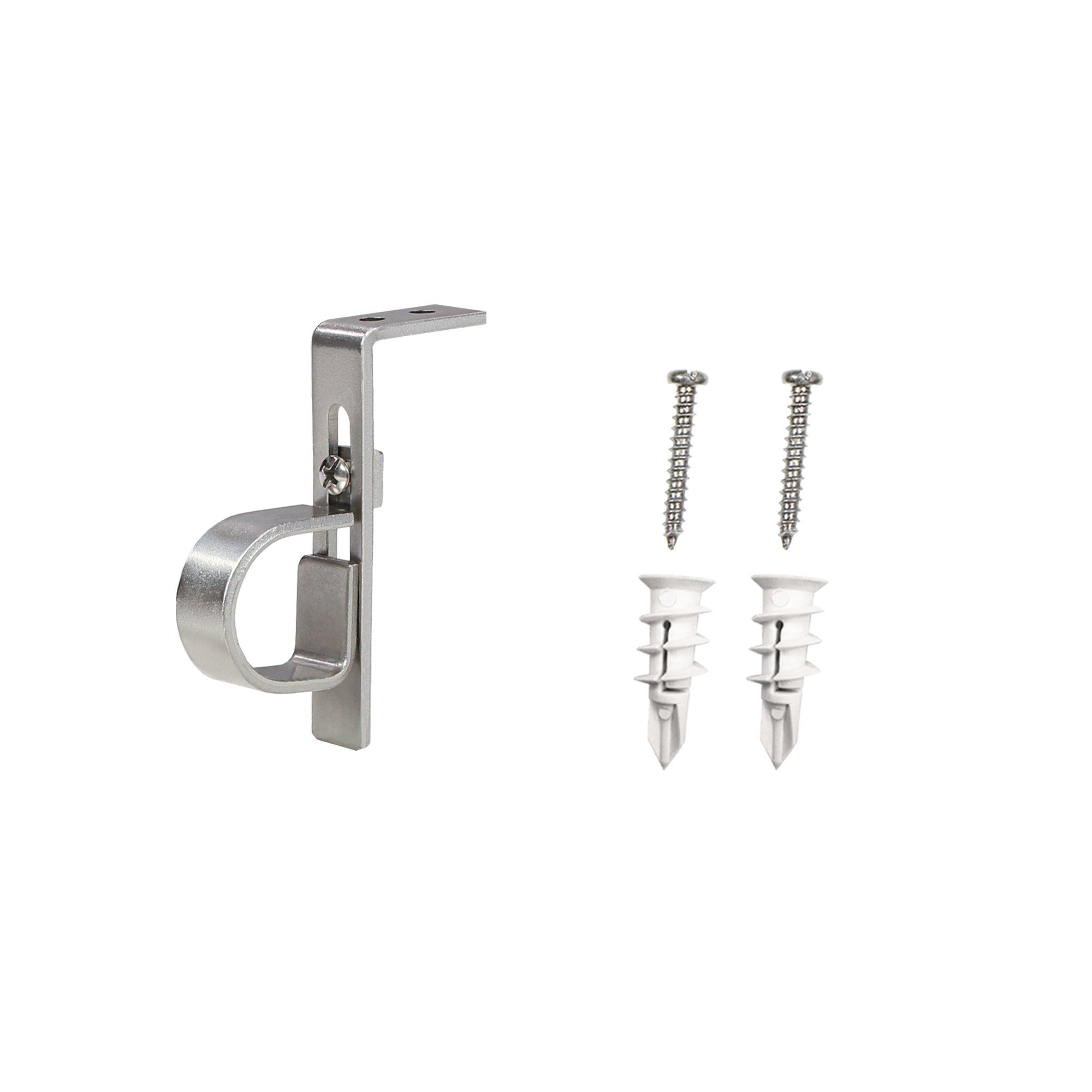 Lumi Home Furnishings 1" Ceiling/wall end bracket Brushed Nickel