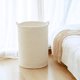 thumbnail image 3 of 58L Woven Laundry Basket,Cotton Tall Laundry Hamper for Blankets,Clothes,Pillows,Toys,Shoes Large Laundry Bin White, 3 of 5