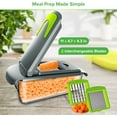 thumbnail image 2 of Prep Naturals Vegetable Chopper, Veggie Chopper, Vegetable Cutter, Food Chopper & Onion Chopper - Chopper With Container - Green, 2 of 7