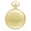 Versil Men's 14K Gold Finish White Dial Pocket Watch by - yellow