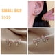 thumbnail image 2 of 1 par de pendientes de lazo para mujer, pendientes de lazo, pendientes elegantes para mujer, joyería, 2 of 6
